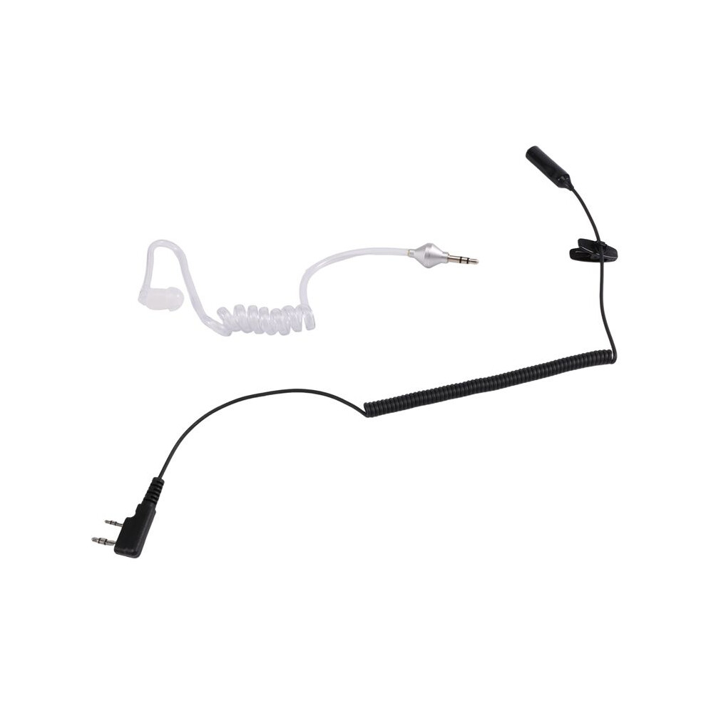 2-Pin Ptt Mic Headset To 3.5Mm Air Acoustic Tube Earpiece For Uv-5R 888S 6031382700299