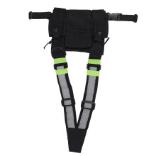 Radios Pocket Radio Brust Harness Brust Vordertasche Holster Weste Rig Tragetasche fuer 2-Wege Radio Walkie Talkie gilt fuer UV-5R Schwarz +