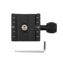 Aluminium 50Mm Schnellwechselplatte QR Clamp Passend für Arca Swiss Standard für Stativkugelkopf