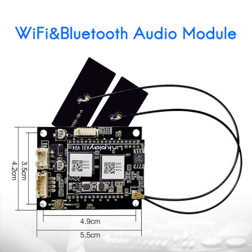 WiFi 2.4G& 5.0 APP Control Multi-Source Modul Ljudförstärkare Högtalarmodul Stöder AirPlay DLNA 2