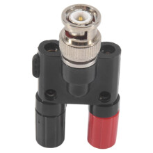 BNC Stecker 4 Mm Bananenstecker Splitter Anschluss BNC Stecker auf 2 X 4 Mm Bananenbuchsen Buchsenadapter