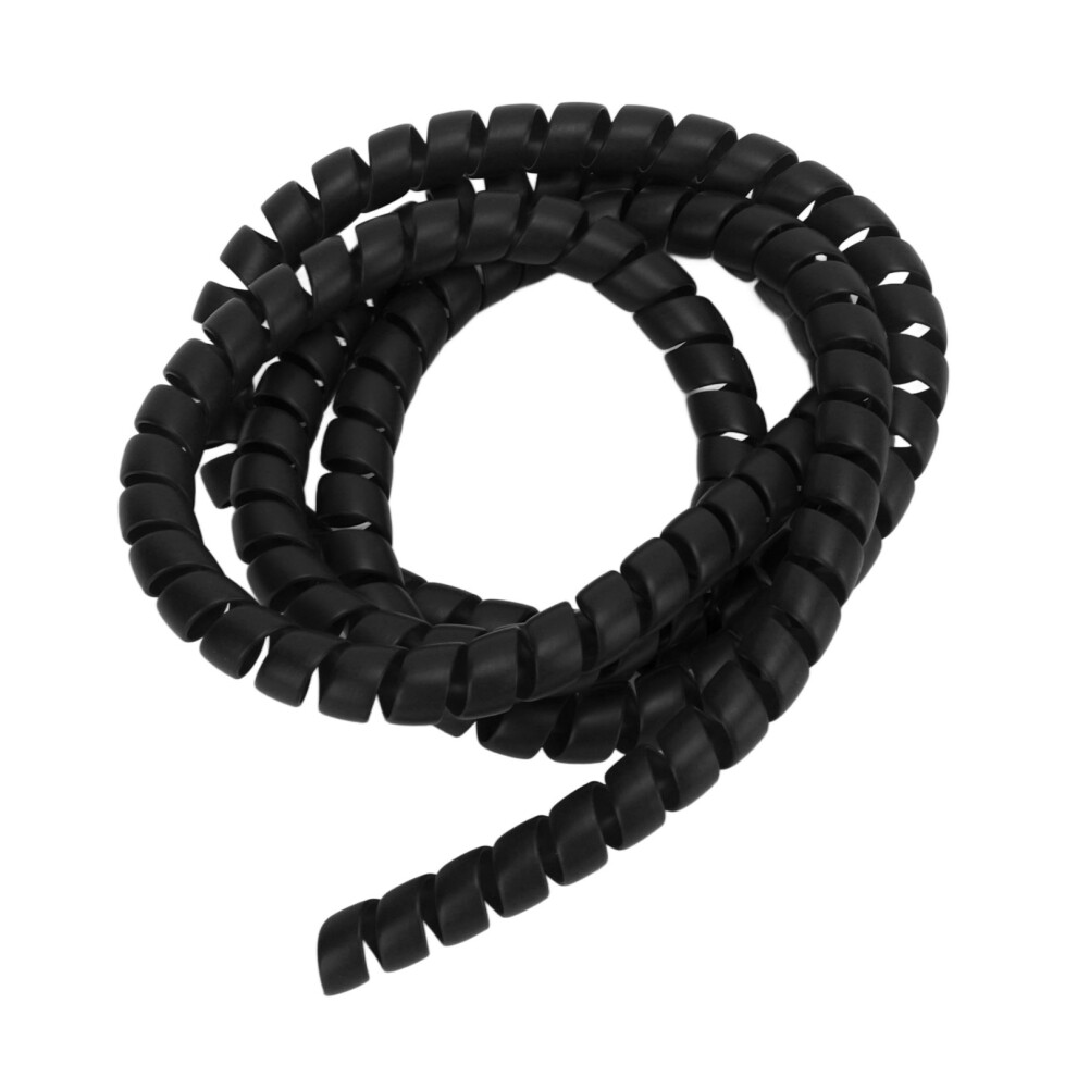 Universal Plastic Spiral Cable Wrap For Electric Scooter M365 Pro 1M Black 8221375828361