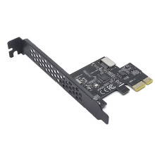 PCI Express 2.0 X1 USB 3.2 Gen1 TYPE-E TilläGgskort PCIe Front Type-C Adapter Riser USB3.1 Gen1 A-KEY 5 Gb Expansionskort
