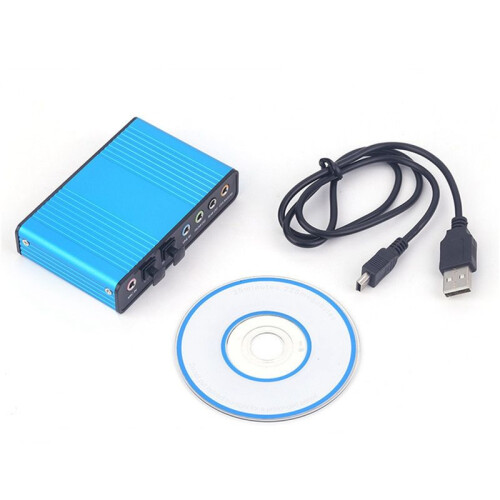 USB Optical Sound Card 6 Channel 5.1 External Reve