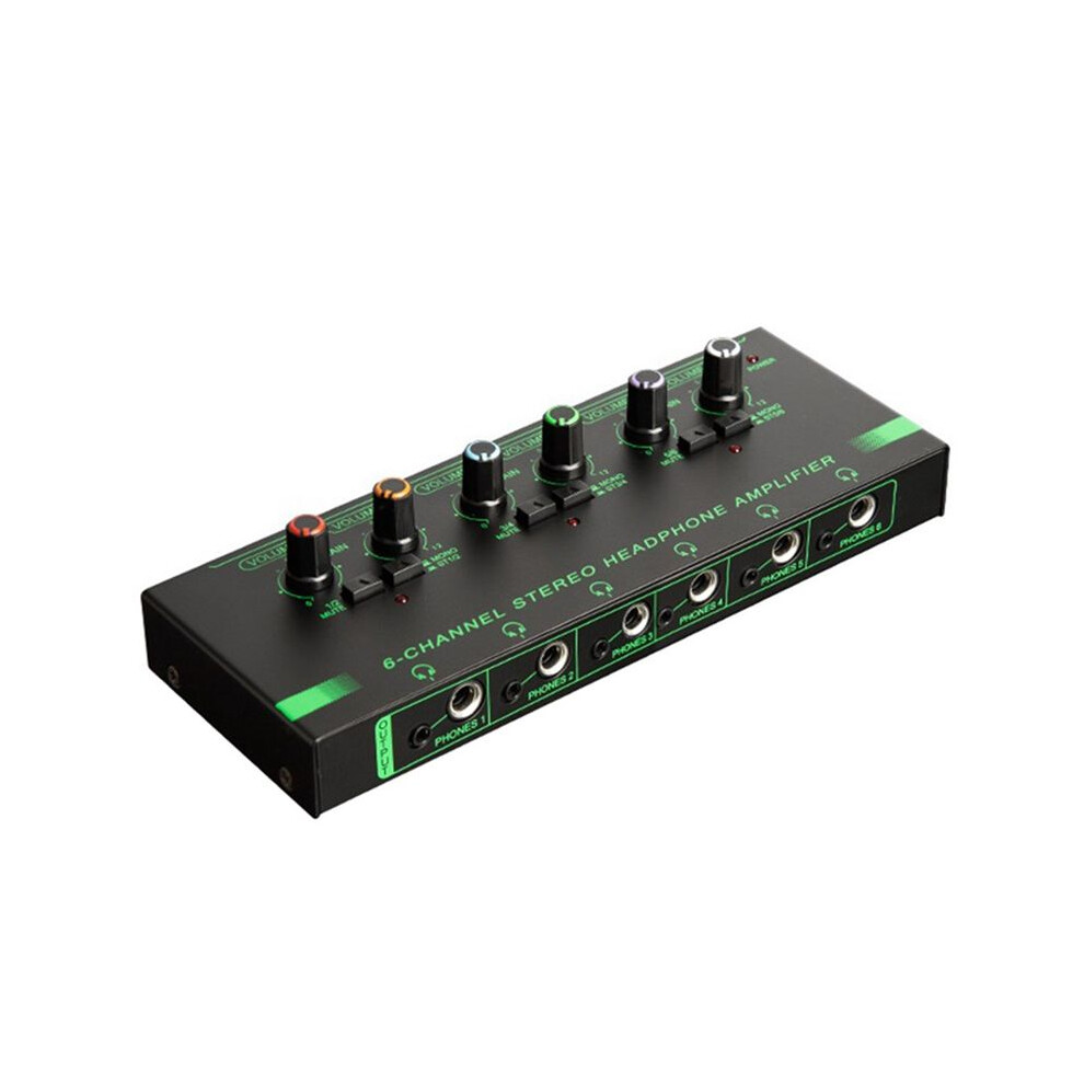 6 Channels Headphone Amplifier Ha400 Ultra-Compact Stereo Audio Amplifier Earphone Amp For Music 6031160470840