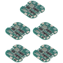 5 Pezzi 4S BMS 8A 14.8V 18650 Agli Ioni di Litio Scheda di Carica Della Batteria PCB Quadrato Protezione da Cortocircuito per Motore Trapano
