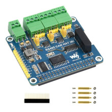 Waveshare la Placa de ExpansióN RS485 CAN HAT RS485 CAN para Raspberry Pi Permite una ComunicacióN Estable a Larga Distancia a TravéS de RS485/CAN