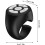 Wireless Remote Control Ring with Bluetooth Page Turner for Smartphone Scrolling Black 2025 5