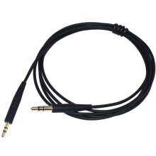 Für QC35 KopfhöRerkabel QC25 QC35 II QC45 Soundtrue Audiokabel 3,5 auf 2,5 Tragbares Paar Aufnahmekabel, Schwarz