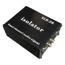 XLR-2R XLR RCA Audio-Rauschisolator Zur Eliminierung Gemeinsamer ErdströMe, StöRungsfreier Transformatorisolator