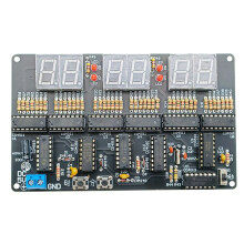 4.5V-5.5V 6-Bitars Digital Kretsklocka Kit Elektronisk Klocka Undervisning och Utbildning Svetsproduktion GöR-Det-SjäLv-Delar