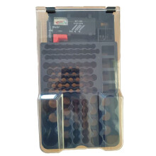 Batterijcapaciteitstestinstrument Batterijsterkte-Indicatie-Organizer Multifunctionele Batterij-Organizer, Zwart