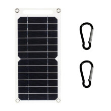 6W Solpanel USB Solcell Outdoor Hike Batteriladdare System Solpanel Kit för Mobiltelefon Power Bank Watch