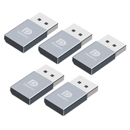 5Pcs 4K  Dummy Plug DP Virtual Display EDID Headless  Emulator  Card Cheater EDID Display Cheat