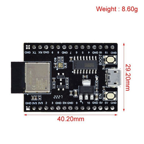 Placa de Desenvolvimento ESP32-C3 WiFi +  5.0 Equipada com MóDulo de Placa Principal ESP32-C3--1 2