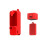 For  OSMO Pocket3 Camera Silicone Case Multifunctional Convenient Lens Body Protective Cover, Red 1