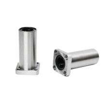 16mm Inner Diameter Square Flange Mount Linear Motion Ball Bearing 16x28x70mm