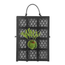 Staghorn Fern Wall Mount Rustic Wooden Orchid Holder for Indoor Outdoor Vertical Garden 22x16cm