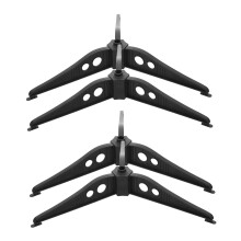 Christmas Tree Stand Base Dark Green 4Pack Detachable Pedestal Indoor Party Decor Easy Assembly