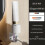 Automatic Toothpaste Dispenser with Smart Sensor, Rechargeable Wall Mount, Waterproof Hands Squeezer for Bathroom, White 2