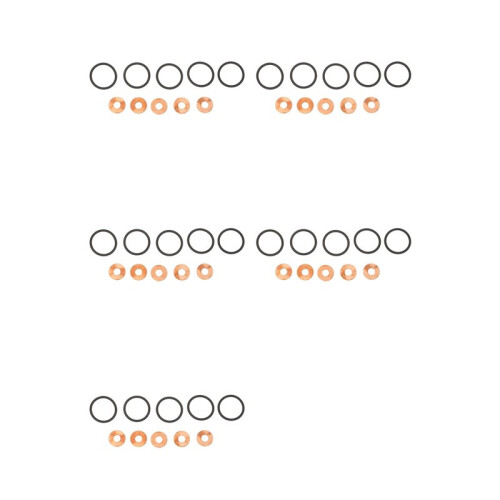 5X ERR6417 -Düsendichtung, Einspritzdüsen-Dichtungssatz, Dichtungsring für  ERR7004