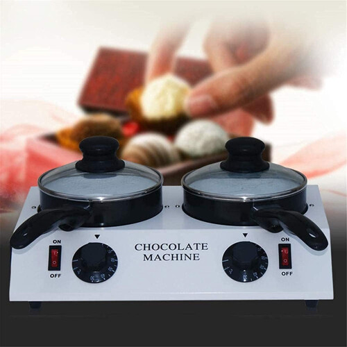 Chocolate Melting Machine 80W Electric Double Pot with Adjustable Temperature Control for Baking 2