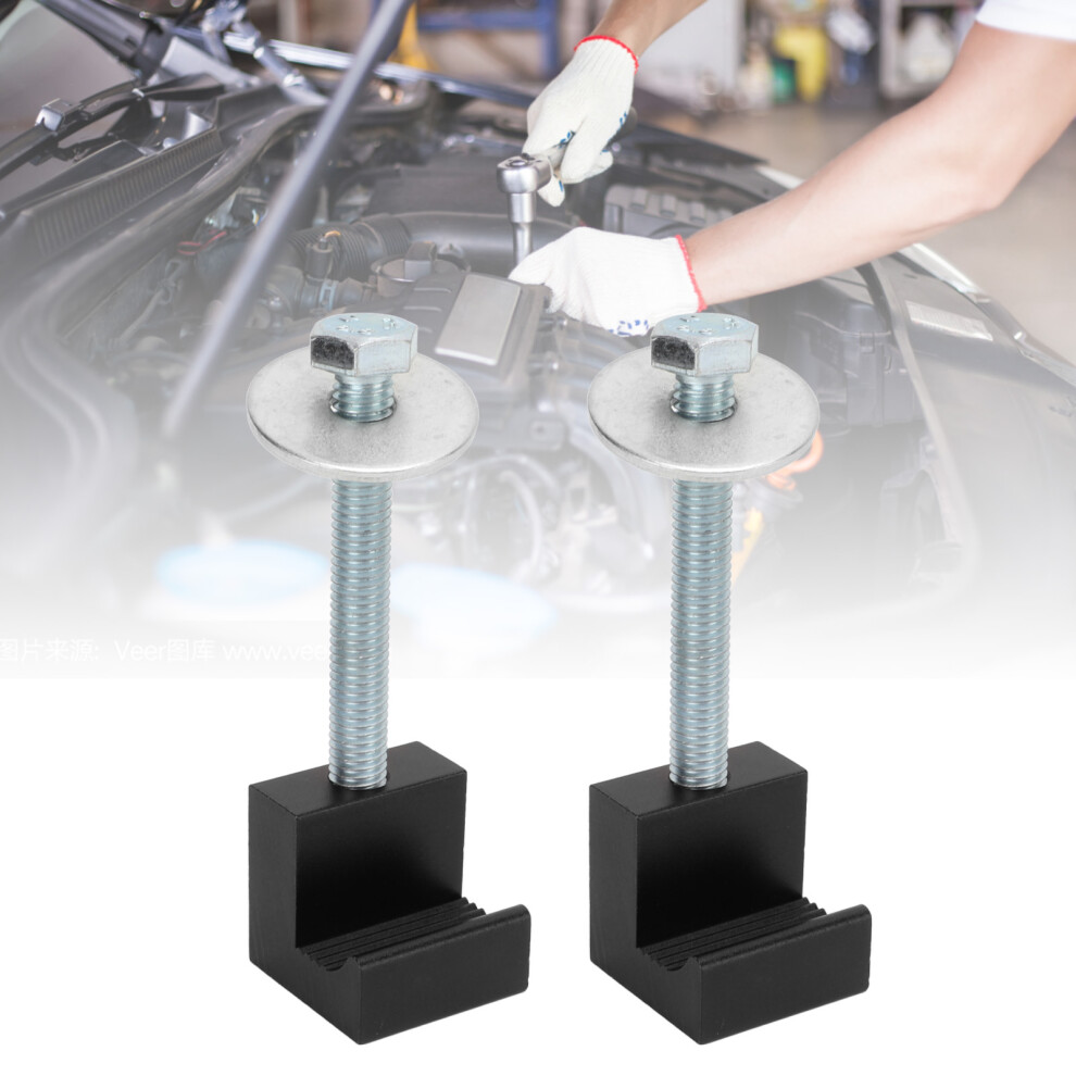 2 Pcs Aluminum Alloy J Hooks For Secure Tool Box Tie Down In Truck 4641375834010