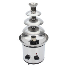Electric 304 Stainless Steel Chocolate Fountain for Parties, Cheese Fondue and Quick Melting