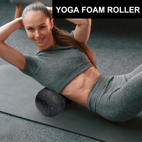 High Density Foam Rollers for Muscle Relief, Deep Tissue Massage, Wave Pattern Design, Mobility Training Gym Accessory 1