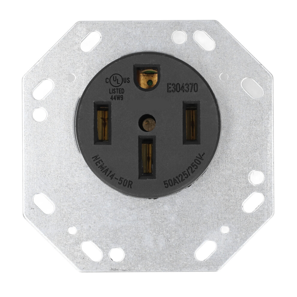 Nema L14â50R 50A Industrial Outlet Socket, Pa66 Plastic 7671375835752