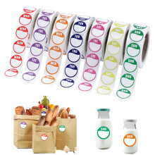 Days of The Week Stickers, Food Hygiene Labels, Day Dots Food Labels, Circular label for Commercial Kitchen, Restaurants, and Catering Outlets
