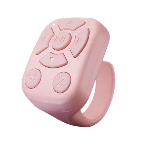 Remote Control Video Recording Camera with Auto Click and Wireless Shutter Release - Pink Smart Shutter Ring for E-Readers