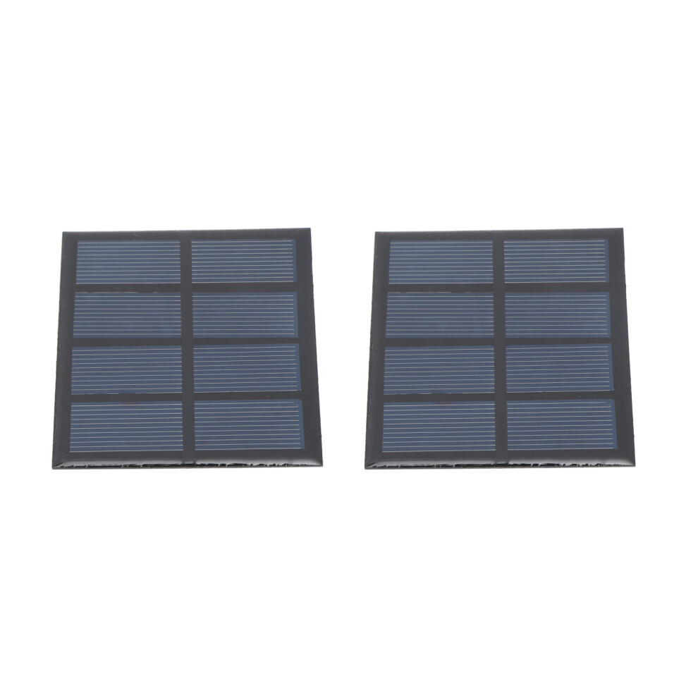 2Pcs 0.9W 2V Polysilicon Solar Panel For Emergency & Lighting Applications 8781375837997