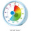 60minute Timer Office Use Alarm Clock, Task Reminder, NonSilent Baking Teaching Timer, Blue 2