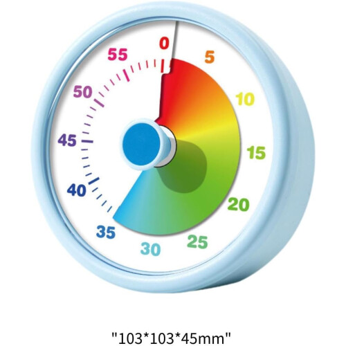 60minute Timer Office Use Alarm Clock, Task Reminder, NonSilent Baking Teaching Timer, Blue 1