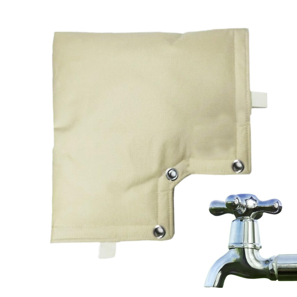 Backflow Preventer Cover 600D Oxford Insulated Outdoor Faucet Protector With Waterproof And Lock 9347817655551