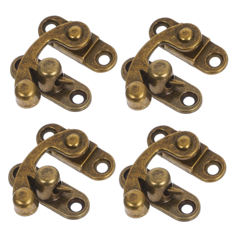 8Pcs Vintage Zinc Alloy Box Latch For Jewelry Boxes Wooden Cases Retro Horn Lock Cabinet Catch 9347817655599