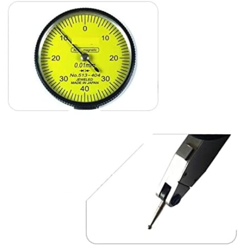 Dial Test Indicator 00.8mm 0.01mm Precision Lever Gauge Industrial Grade DustProof 1