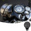 Universal Motorcycle Digital Tachometer Speedometer with Odometer and Silver Dashboard Gauge 5
