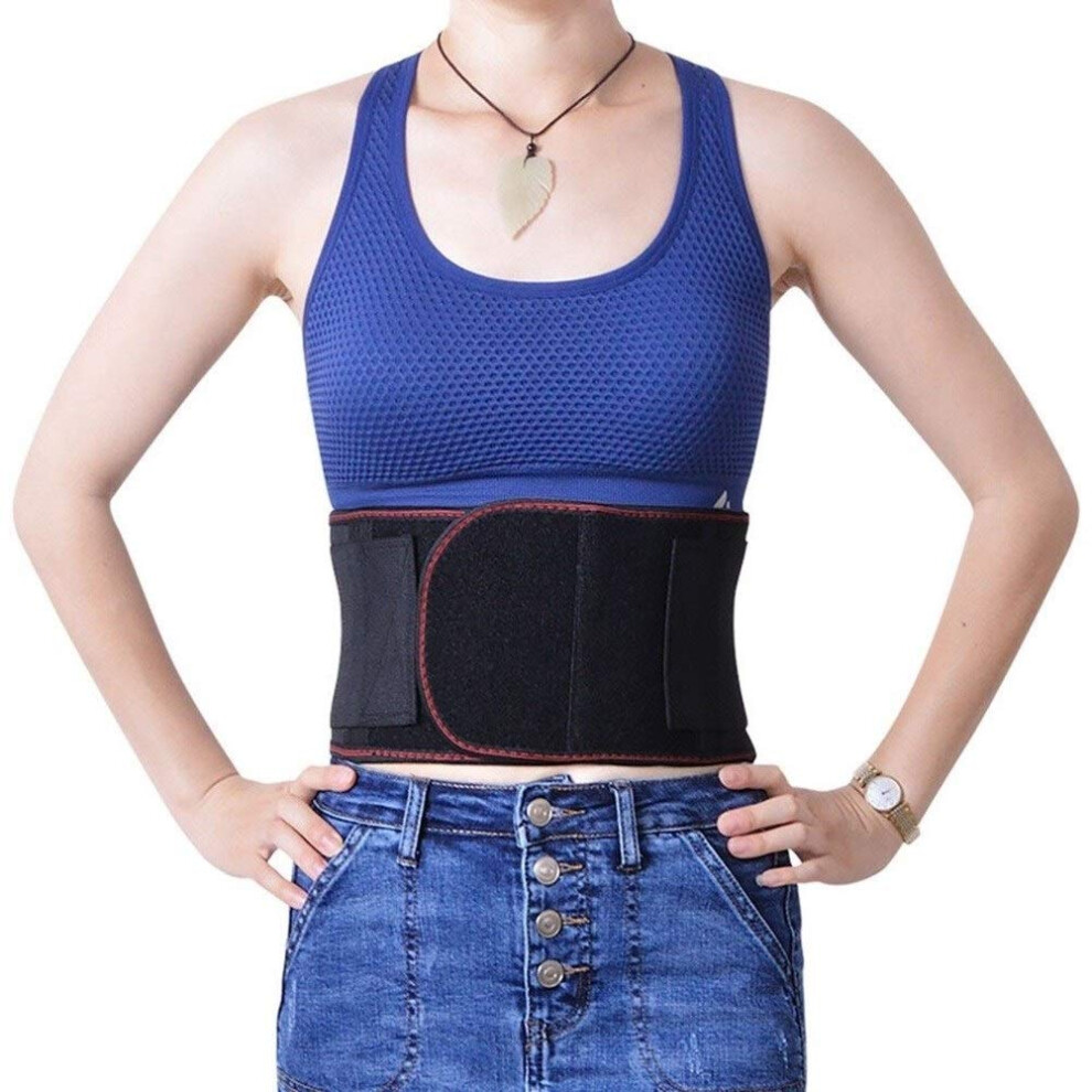 XL Adjustable SelfHeating Lumbar Support Belt with Magnetic Therapy for Lower Back Pain Relief