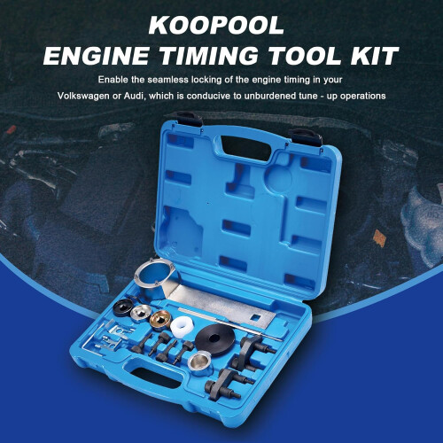 19 PCS Engine Timing Tool Kit for MultiEngine Camshaft Crankshaft Alignment and Car 2
