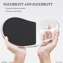 Tapis de Souris Ergonomique en Gel pour Soulager les Douleurs au Poignet, Support de Poignet Antidérapant en Caoutchouc de Silicone Souple pour