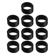Tennis Racquet Grip 10 Pcs Rubber Overgrips For Tennis Racket And Badminton NonSlip Absorbent Black