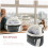 Cat Backpack Pet Carrier with Safe Travel Design, Large Capacity, Warm Comfortable Interior, Grey 4