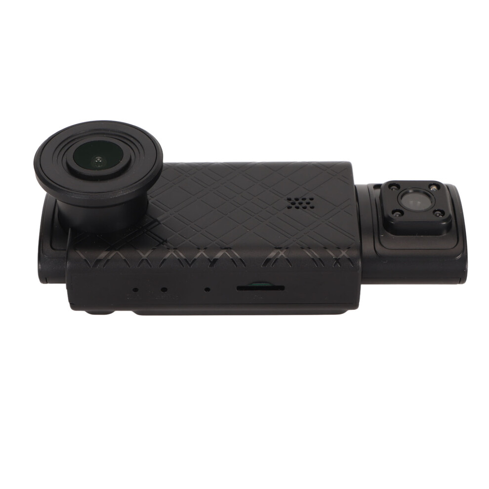3 Channel 1080P Dash Cam With 2.0In Ips Screen, Night Vision, Parking Monitor Black 4321375842047