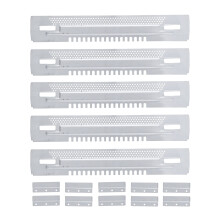 Travel Gate Entrance Reducer Detachable Escapeproof Galvanized Iron 39x6.5cm Includes 5 Card Strips 10 Fixings