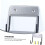 Ironing Board Holder Wall Mounted Rack with Hooks Heavy Duty SpaceSaving Storage 4