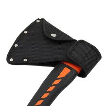 Camp Axe Cover Adjustable Waist Sheath, Thicken Hangable Axe Guard with Metal Buckle for Outdoor Use