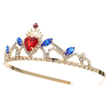 Rhinestone Tiara Headband For Kids, Small Adjustable Headband, Princess Crown Hair Accessory, Girls Birthday Gift