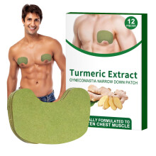 Chest Fat Burner Patch for Men, Gynecomastia Reduction, Targeted Fat Loss and Skin Firming